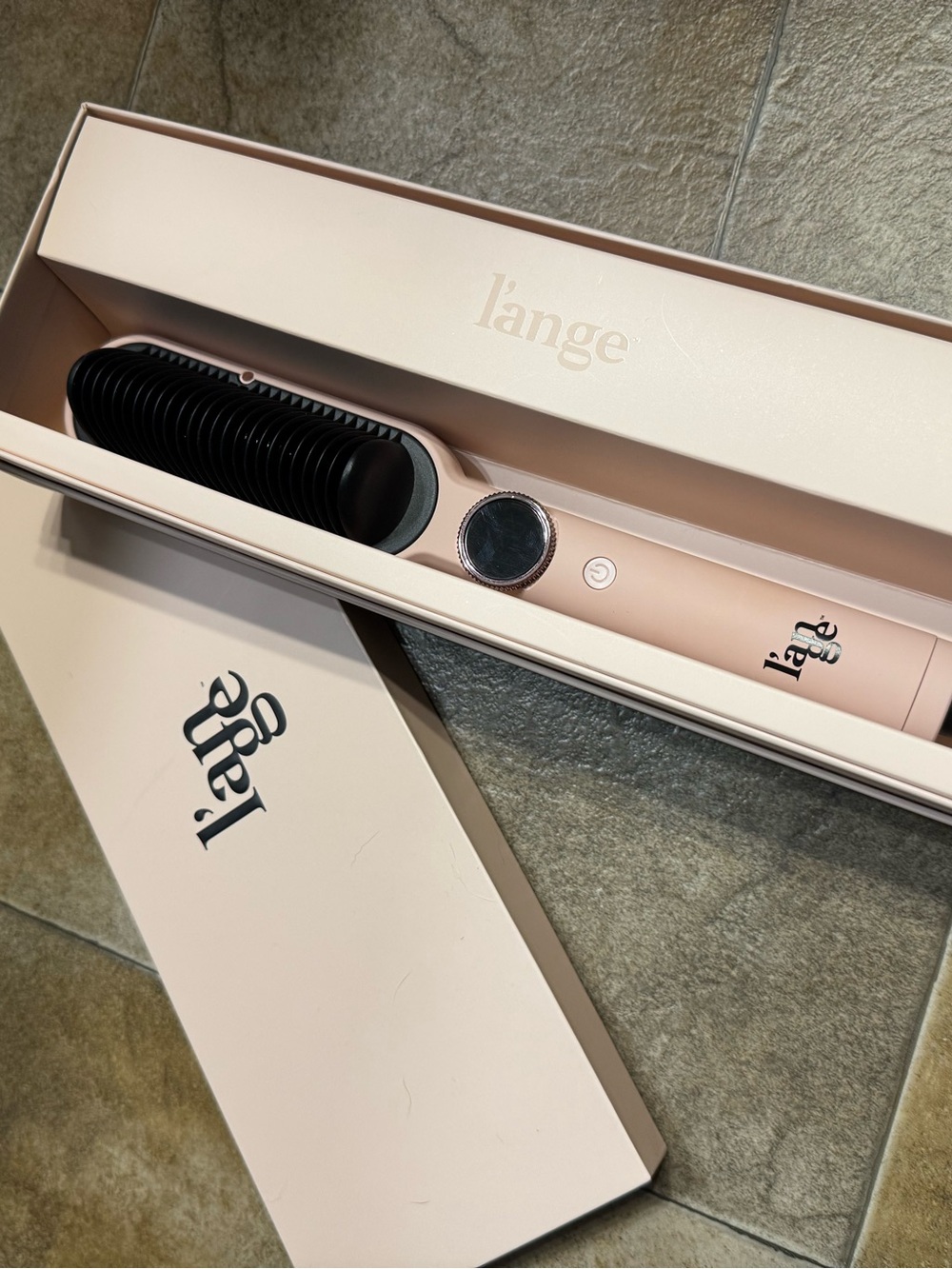 l'ange Rose Gold Smooth It 2 in 1 Straightening Comb